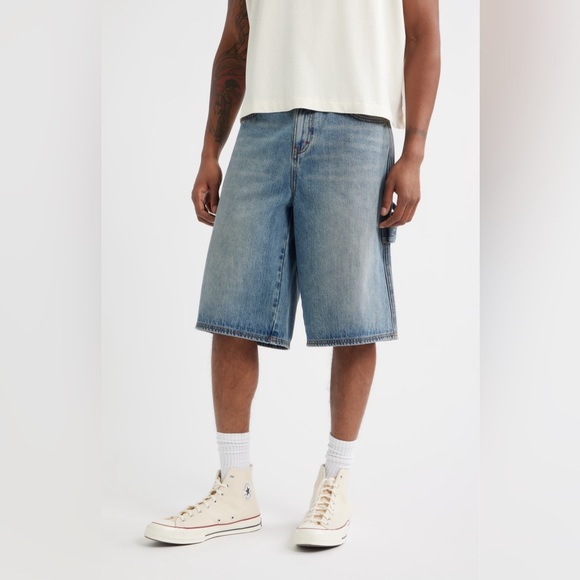 Elwood “E” Logo Oversize Denim Carpenter
Shorts - Picture 6 of 16